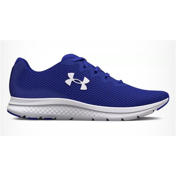 Men’s 10 Under Armour Charged Impulse 3 Athletic Running Shoes Blue White main image 5